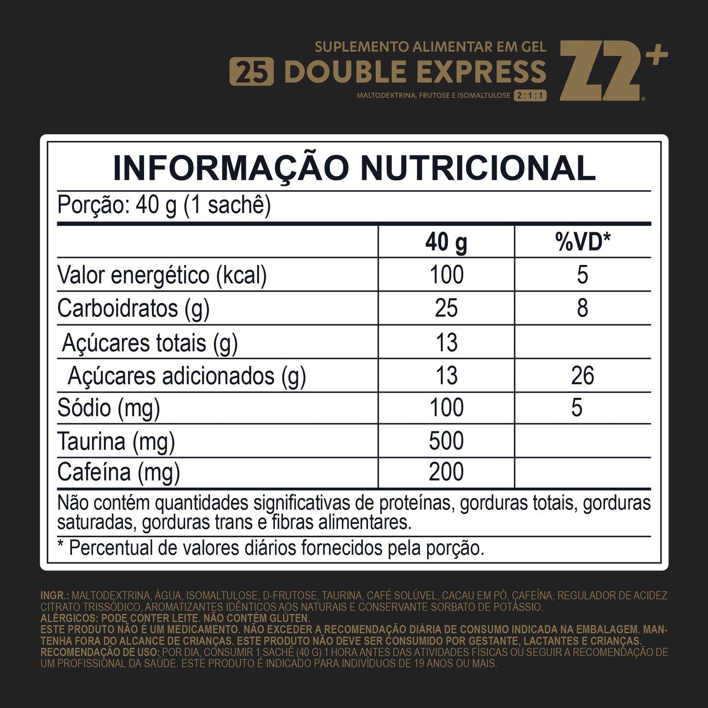 Energy Gel Z2+ Double Expresso | Display 10un