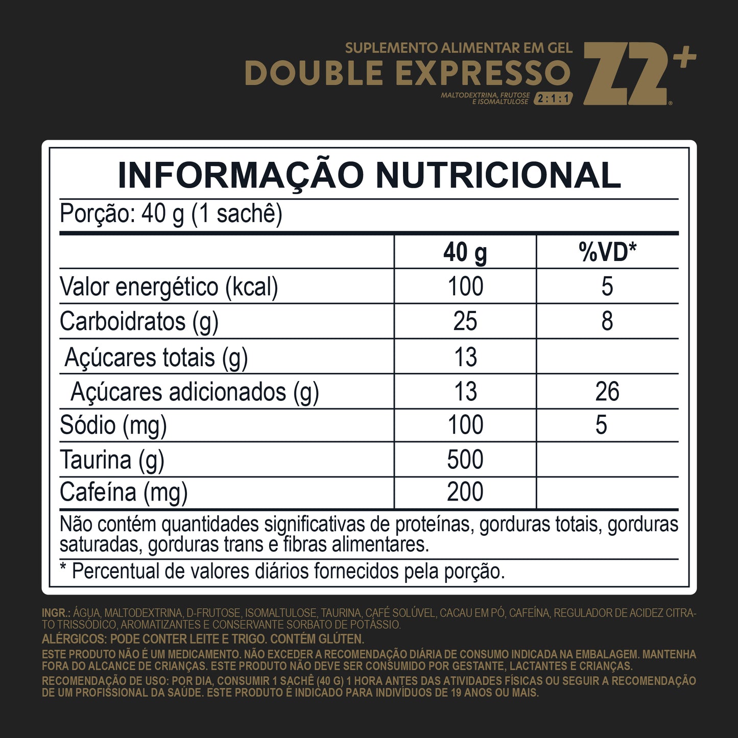 Energy Gel Z2+ Double Expresso | Display 10un