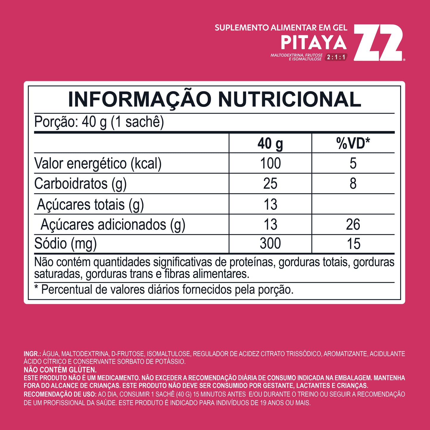 Energy Gel Z2 Pitaya | Display 10un