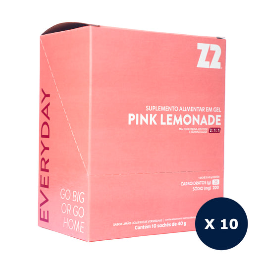 [Master Pack] Energy Gel Z2 Pink Lemonade | Caixa com 10 displays (100 géis)