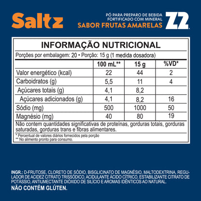 Saltz 1000 Z2 Frutas Amarelas | Pote 300g