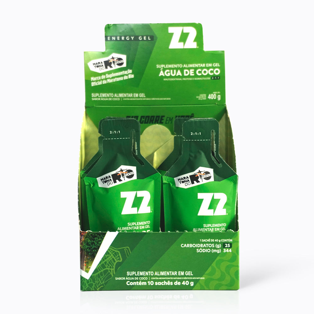 Energy Gel Z2 Maratona do Rio Água de Coco | Display 10un