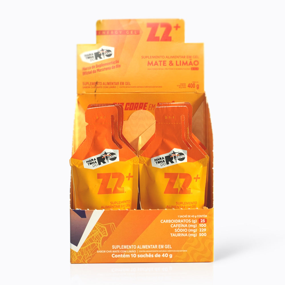 Energy Gel Z2 Maratona do Rio Mate & Limão | Display 10un