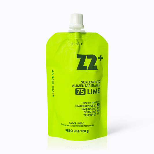 MasterPack Energy Gel Z2+ Lime 75Carb | Caixa com 20u Flask 120ml