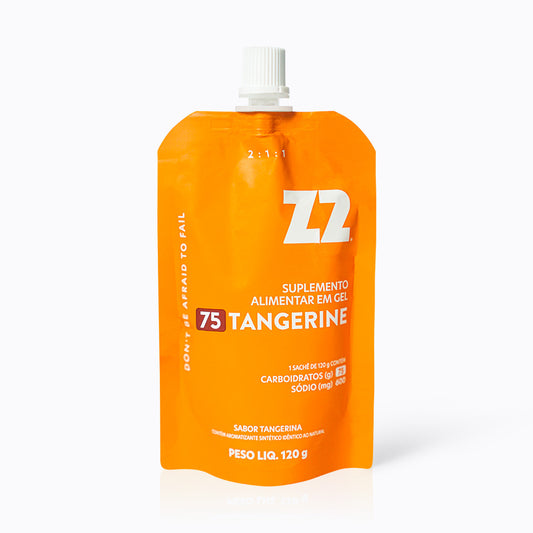 MasterPack Energy Gel Z2 Tangerine 75Carb | Caixa com 20u Flask 120ml