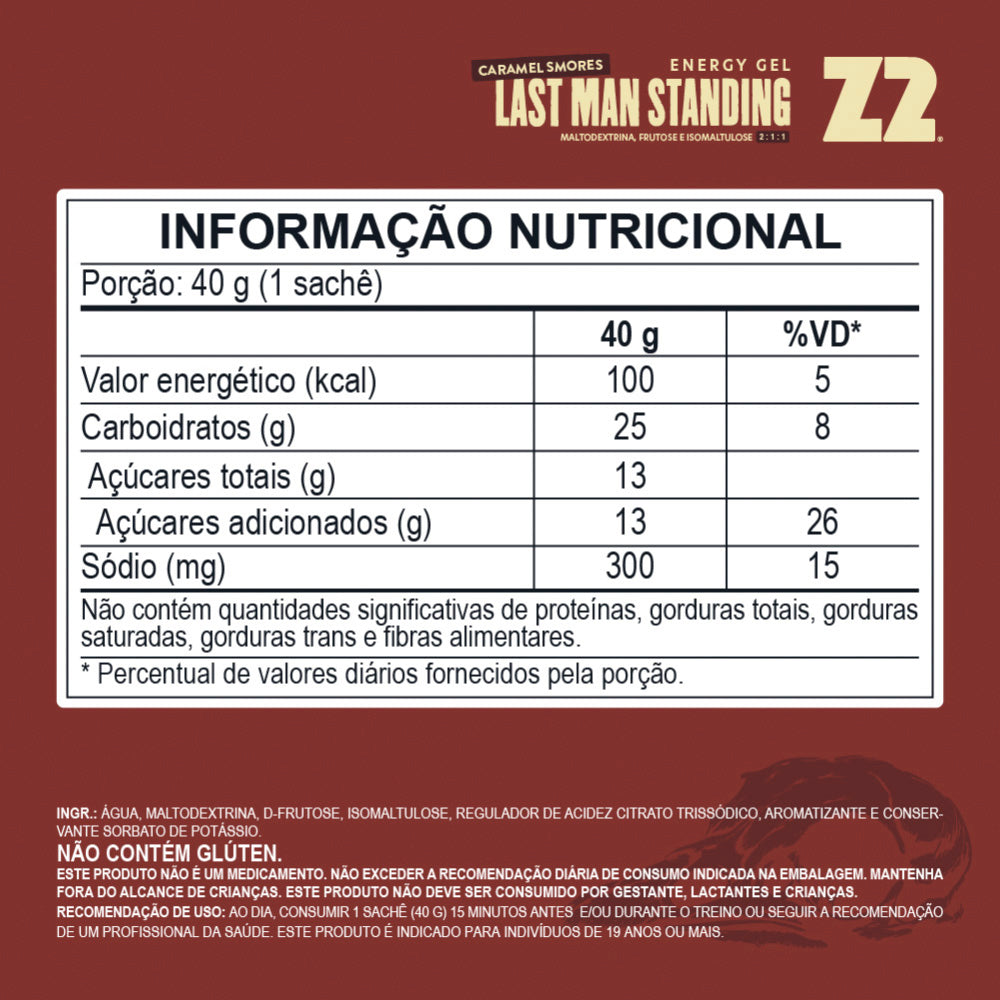 Energy Gel Z2 Caramel Smores LMS | Display 10un