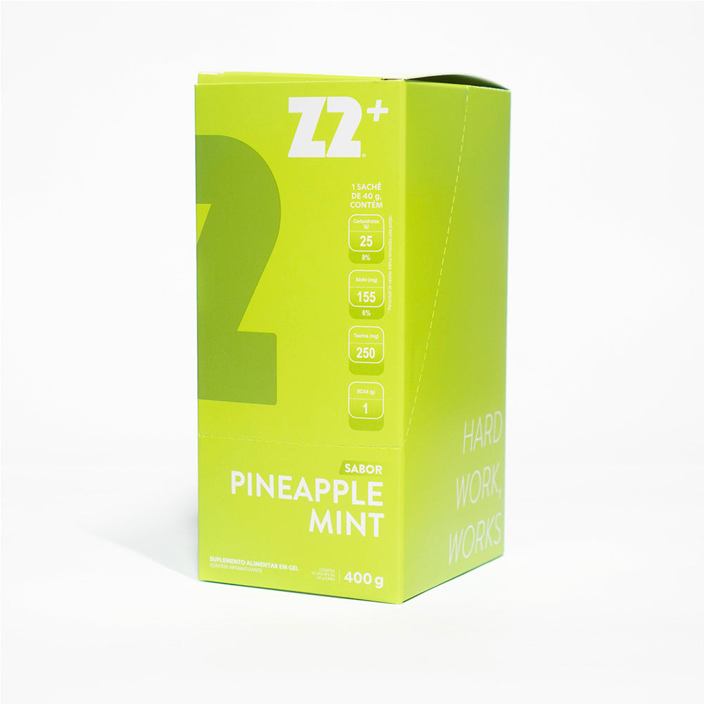 Energy Gel Z2+ Pineapple Mint Display 10 Sachês