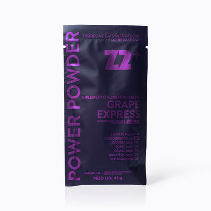 Z2+ Energy Drink Power Powder | Grape Express - Box 10 Sachês 45g