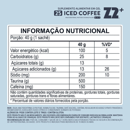 Energy Gel Z2+ Iced Coffee | Display 10un