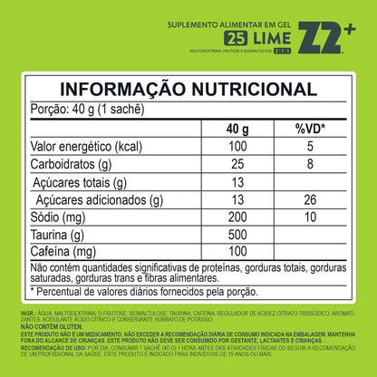 Energy Gel Z2+ Lime | Display 10un