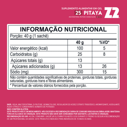 Energy Gel Z2 Pitaya | Display 10un