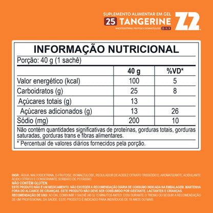 Energy Gel Z2 Tangerine | Display 10un