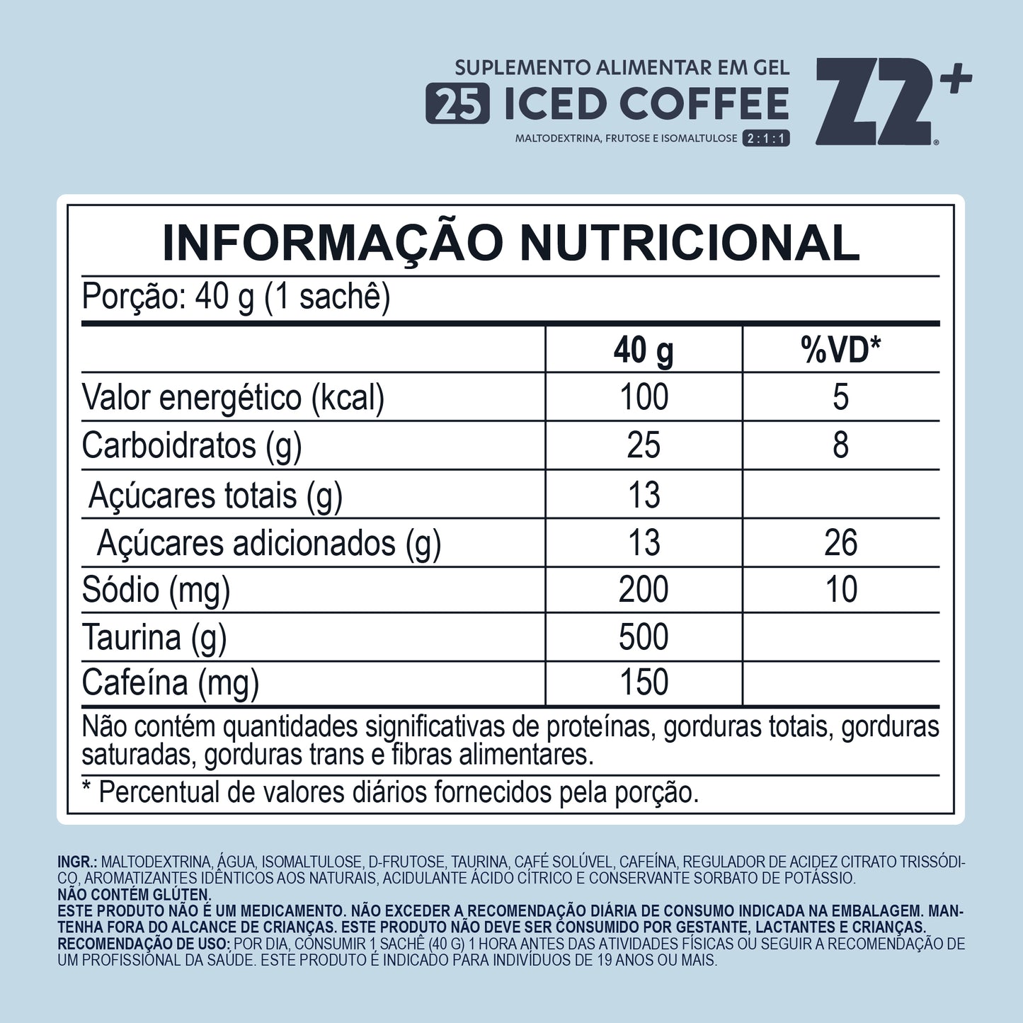 Energy Gel Z2+ Iced Coffee | Display 5un