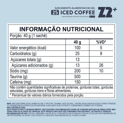 Energy Gel Z2+ Iced Coffee | Display 5un