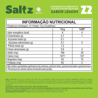Saltz Pastilha Z2 Lemon | Box 10un