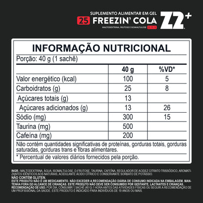 Energy Gel Z2+ Freezin' Cola | Display 10un