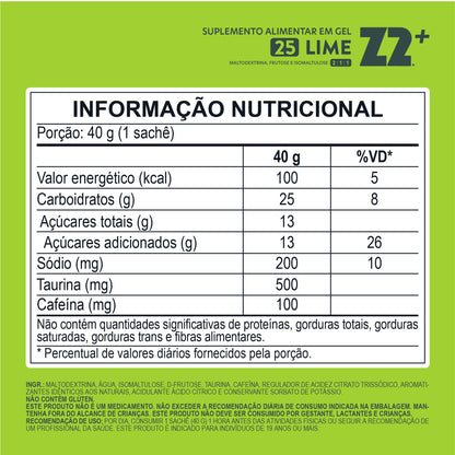Energy Gel Z2+ Lime | Display 10un