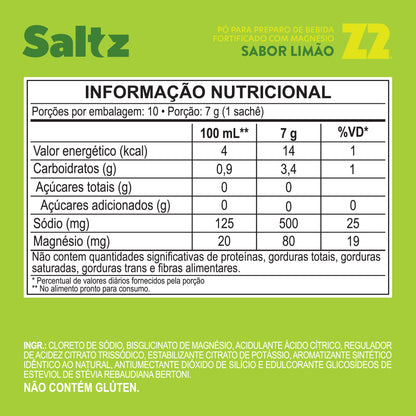 Saltz 500 Z2 Limão | Box 10un