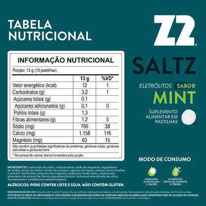 Saltz Pastilha Z2 Mint | Display 10un