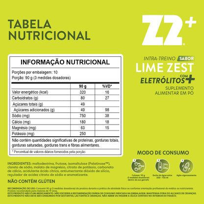 Intra-Treino Power Powder Z2+ Lime Zest | 900g