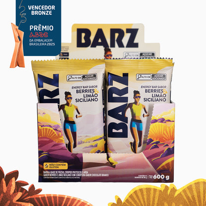 Barz Berries & Limão Siciliano | Display 10un