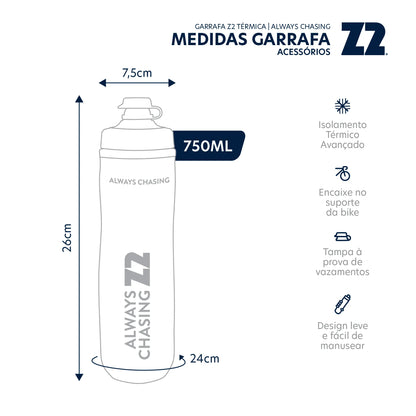Garrafa Z2 Térmica | Always Chasing 750ml