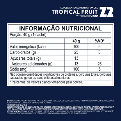 Energy Gel Z2 Tropical Fruit | Display 10un